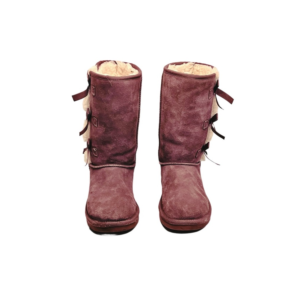 Koolaburra By Ugg Boots Victorian Women’s S-4 Light Mauve Sherpa Lined Inner
